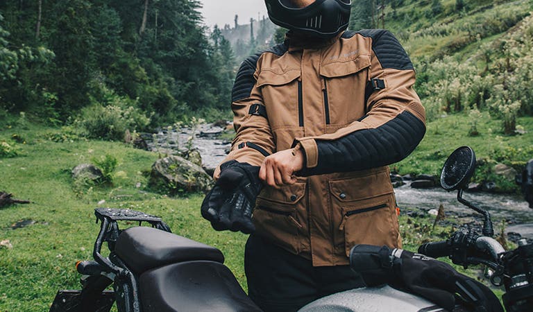 This Moto Jacket Turns Into A Backpack To Hold Your Helmet Off The